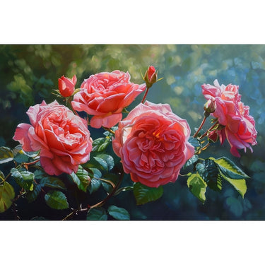 Old Roses Canvas